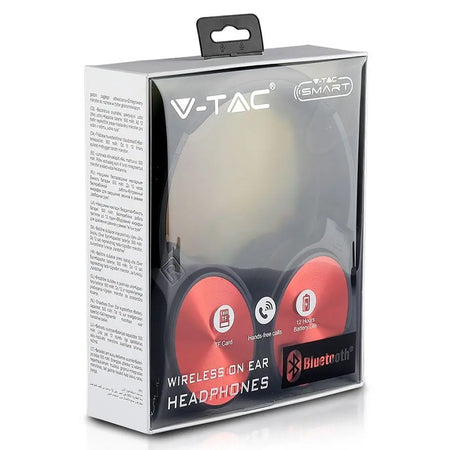 Cască wireless Bluetooth cu autonomie extinsă V-Tac
