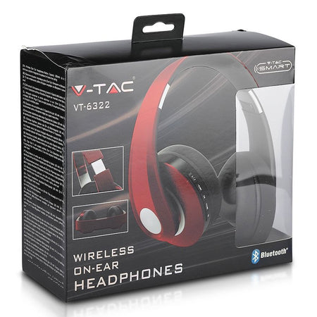 Cască wireless Bluetooth cu baterie 500mAh V-Tac