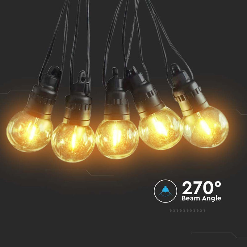 Ghirlanda Solara Led 0.5w X 10 12m 3000k