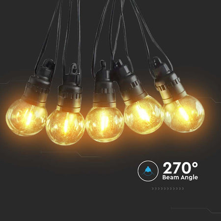 Ghirlanda Solara Led 0.5w X 10 12m 3000k