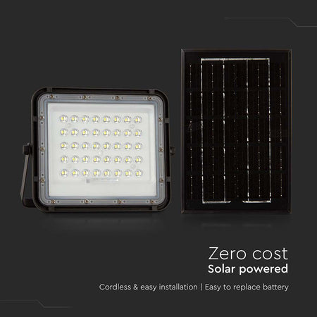 Reflector cu încărcare solară LED 6W 400 lm IP65 V-Tac
