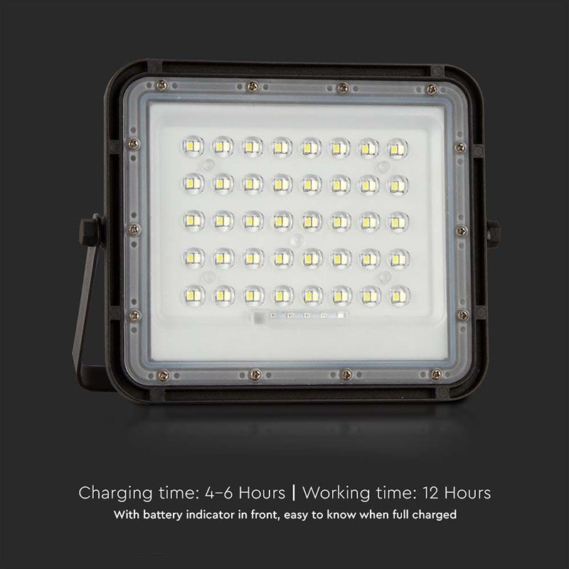 Reflector cu încărcare solară LED 6W 400 lm IP65 V-Tac