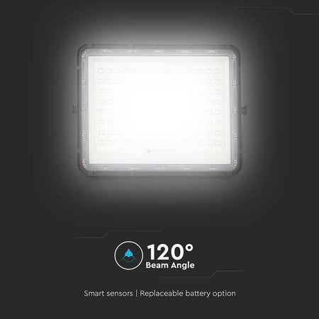 Reflector LED cu încărcare solară 20W 1800 lm, IP65, V-Tac