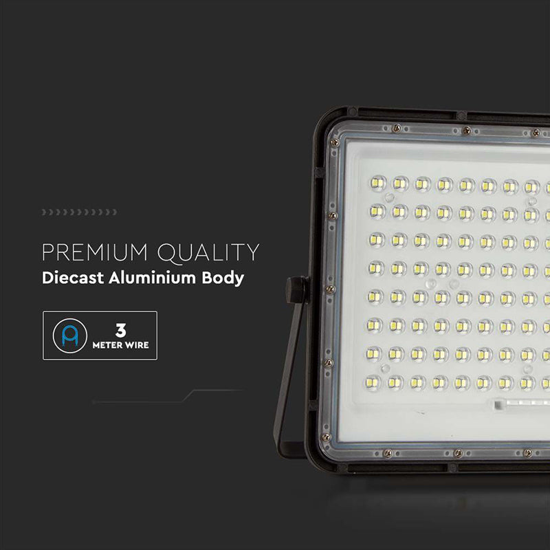 Reflector LED cu încărcare solară 20W 1800 lm, IP65, V-Tac