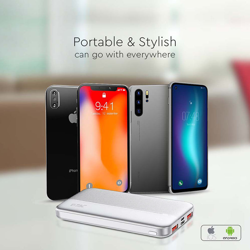 Power Bank 10000mah Fast Charge - Alb