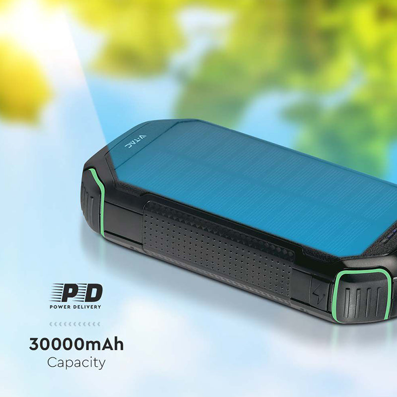 Power Bank 30000mah Cu Incarcare Solara