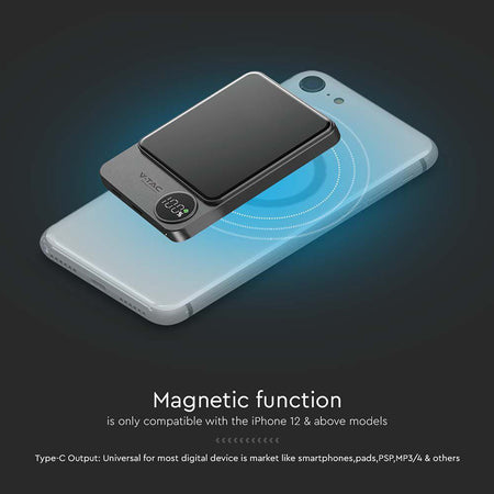 Power Bank Ultra Slim 5000mah Wireless Fast Charging 7850