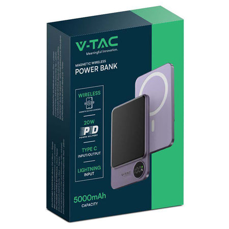 Power Bank Ultra Slim 5000mah Wireless Fast Charging
