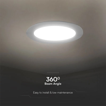 Panou LED 18 W incastrabil 4000K cip Samsung V-Tac SKU-78651