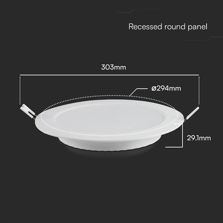 Panou LED 24 W incorporabil 6400K cip Samsung V-Tac SKU-78691