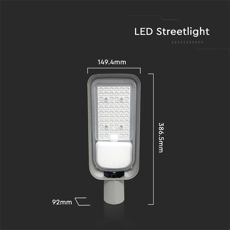 Corp iluminat stradal LED 50W IP65, gri, aluminiu, V-Tac