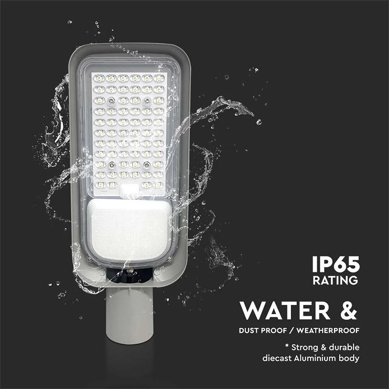 Corp iluminat stradal LED 50W IP65, gri, aluminiu, V-Tac