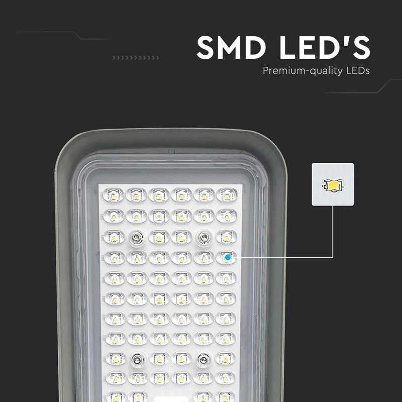 Corp iluminat stradal LED 50W IP65, gri, aluminiu, V-Tac