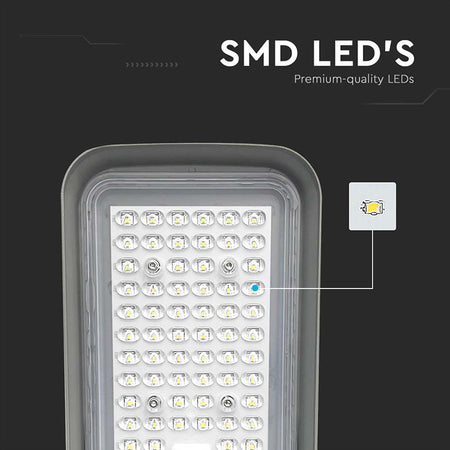 Corp iluminat stradal LED 50W IP65, gri, aluminiu, V-Tac