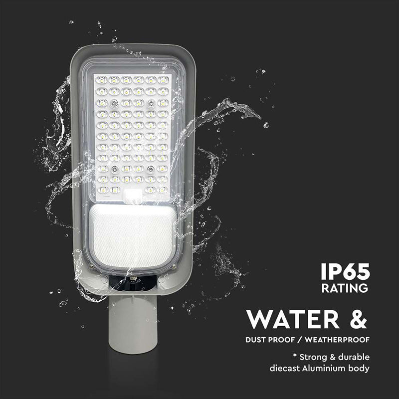 Corp iluminat stradal LED 50W IP65, gri, aluminiu, V-Tac