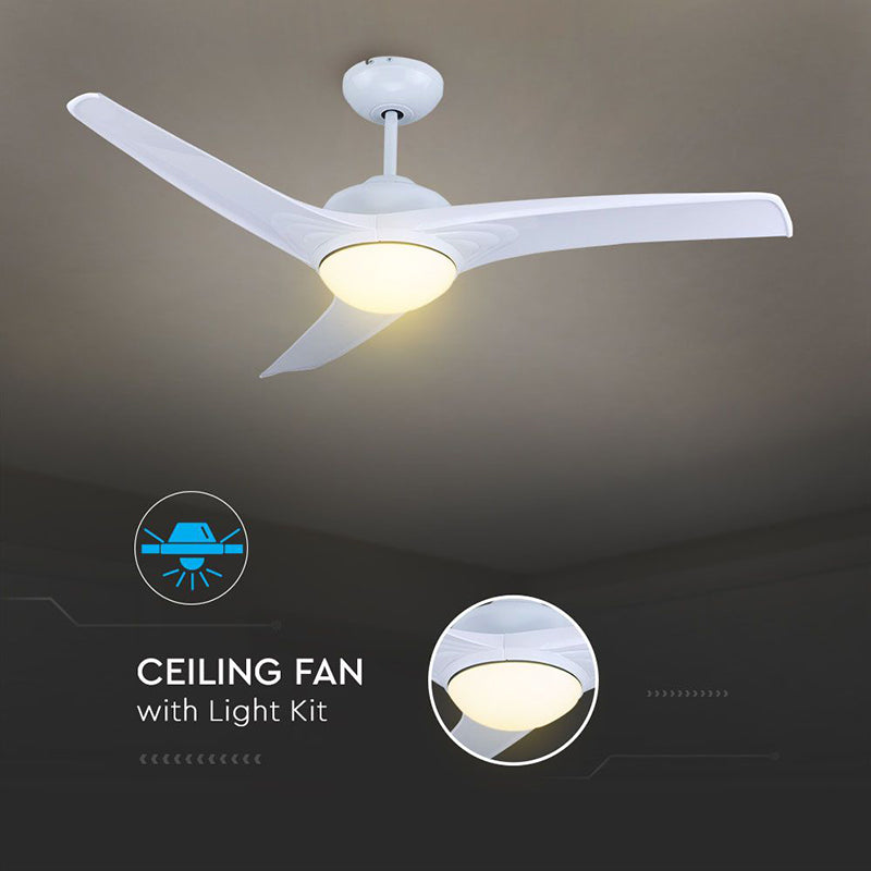 Ventilator de tavan cu iluminat 3 în 1, 35W, 5 viteze, cu telecomandă, V-Tac
