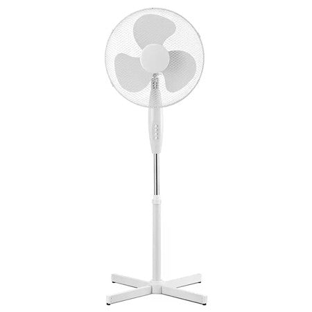 Ventilator cu picior alb de 40 W cu înălțime de 120 cm și 3 viteze V-Tac SKU-7922