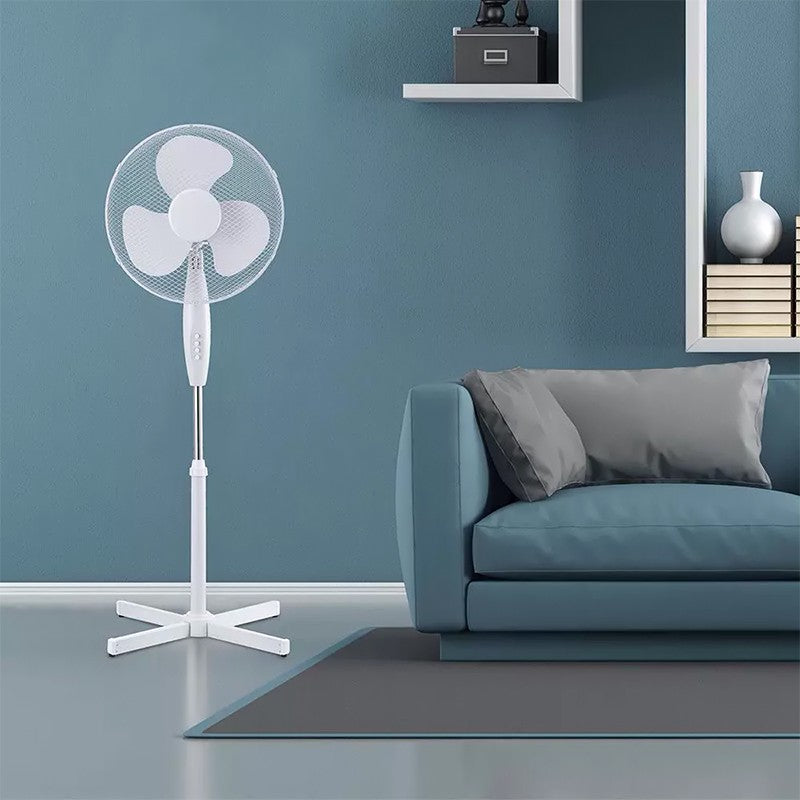 VENTILATOR CU PICIOR 120CM 40W - ALB