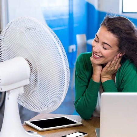 Ventilator birou 16 inch, 40 W, oscilație, 3 viteze V-Tac SKU-7925