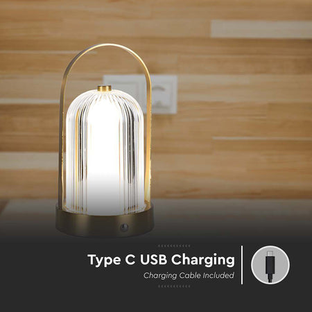 Lampă birou LED 3in1 reîncărcabilă cu baterie 1800 mAh, V-Tac