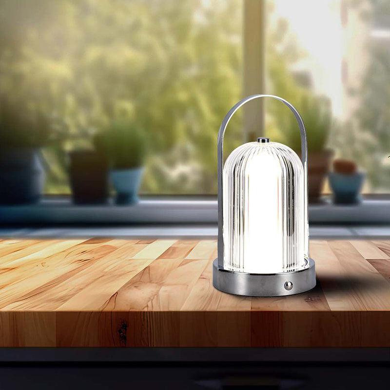 Lampa Birou 3in1 Cu Acumulator 1800mah - Crome