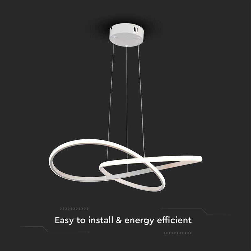 Candelabru LED alb de 20W cu lumină albă caldă de 3000K V-Tac SKU-8013