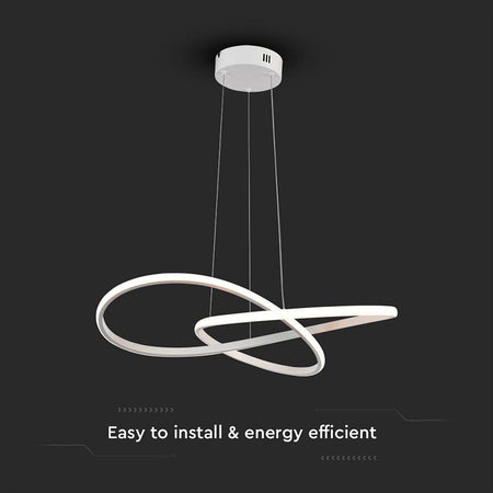 Candelabru LED alb de 20W cu lumină albă caldă de 3000K V-Tac SKU-8013