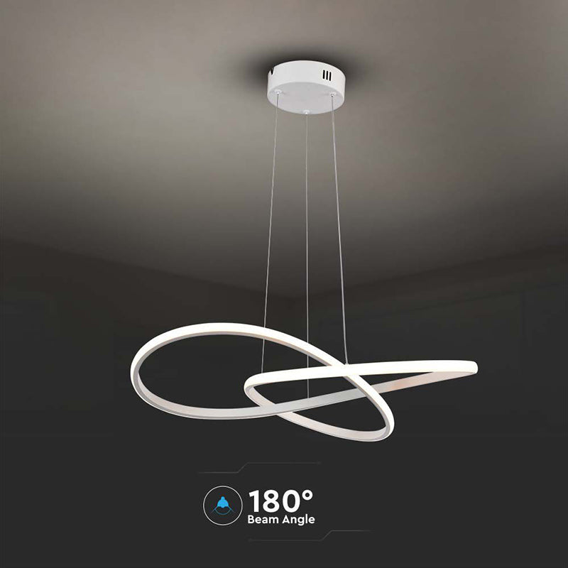 Candelabru LED alb de 20W cu lumină albă caldă de 3000K V-Tac SKU-8013