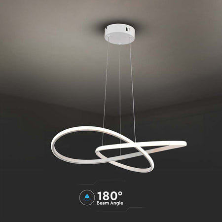 Candelabru LED alb de 20W cu lumină albă caldă de 3000K V-Tac SKU-8013