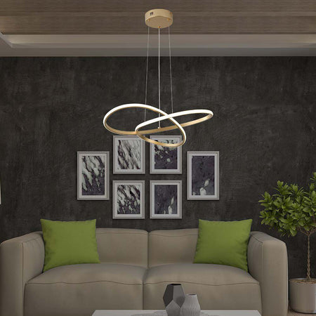 Candelabru LED auriu de 20 W cu lumină alb cald 3000 K V-Tac SKU-8014