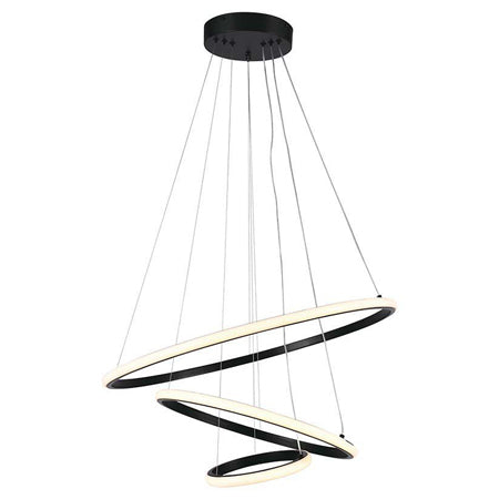 Candelabru LED negru de 32 W cu lumină alb cald 3000K V-Tac SKU-8017
