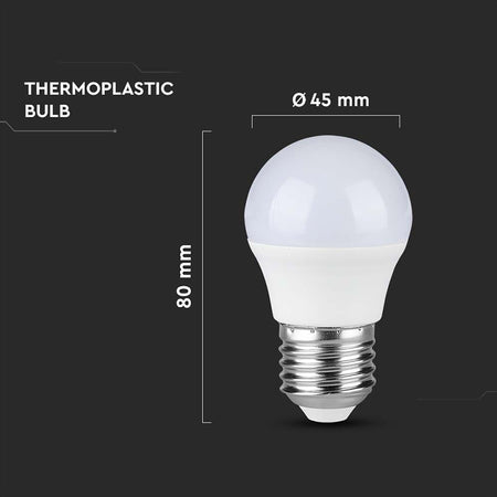 Bec Led E27 G45 3.7w 4000k Cip Samsung