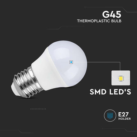 Bec Led E27 G45 3.7w 4000k Cip Samsung
