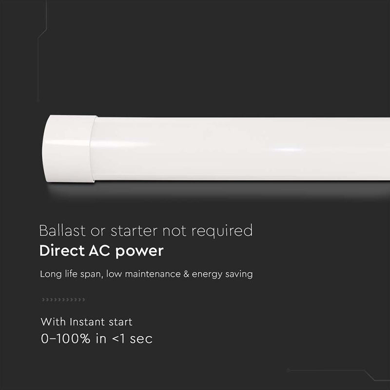 Corp Iluminat Led 40w 120cm 6500k Alb Rece
