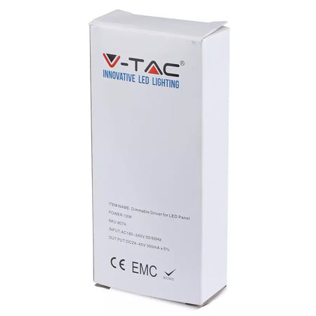 Alimentator panouri LED 12W cu dimmer V-Tac SKU-8074
