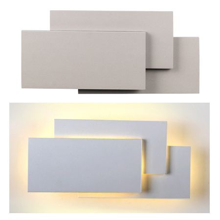 Lampa LED de perete 12W, gri, montare interioară, V-Tac