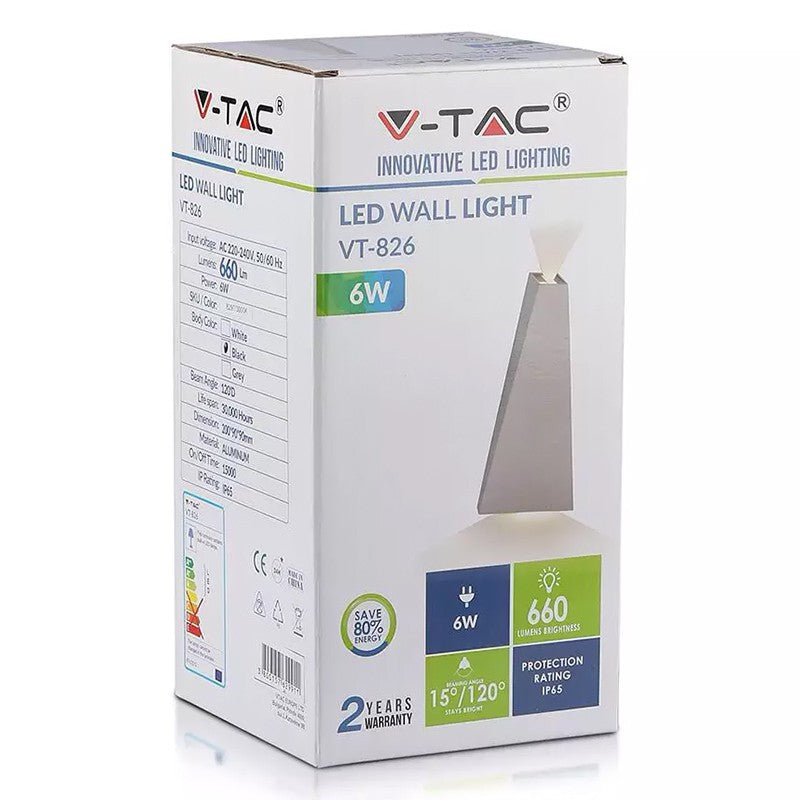 Lampă LED 6 W IP65 3000K alb cald pentru exterior V-Tac SKU-8297