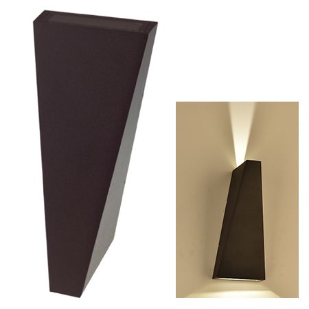 Lampa Led Montaj Perete 6w 4000k Alb Neutru Ip65, Negru