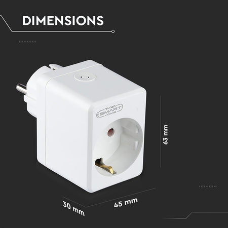 Adaptor Mini Smart Cu Wi-Fi Incorporat