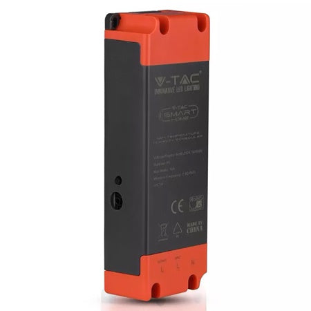 Modul smart cu programare temperatură și umiditate, IP20, negru V-Tac SKU-8467