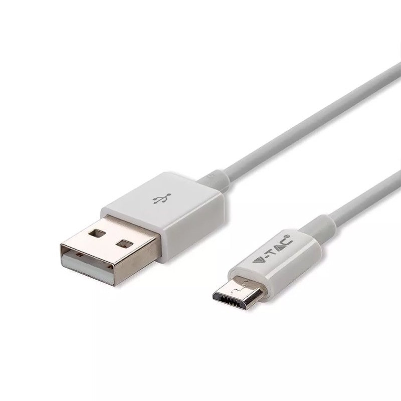 Cablu Micro Usb 1m Silver Editon - Alb