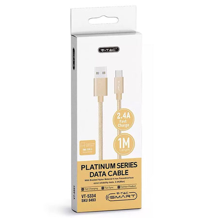 Cablu Tip C 1m Platinum Editon - Auriu