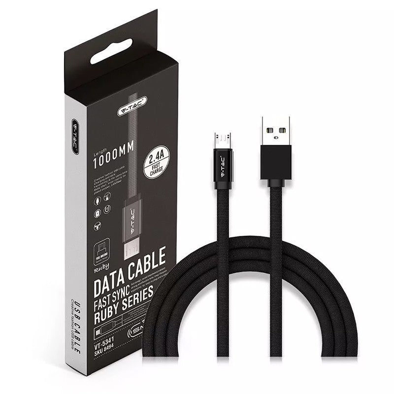 Cablu Micro Usb 1m Ruby Edition - Negru