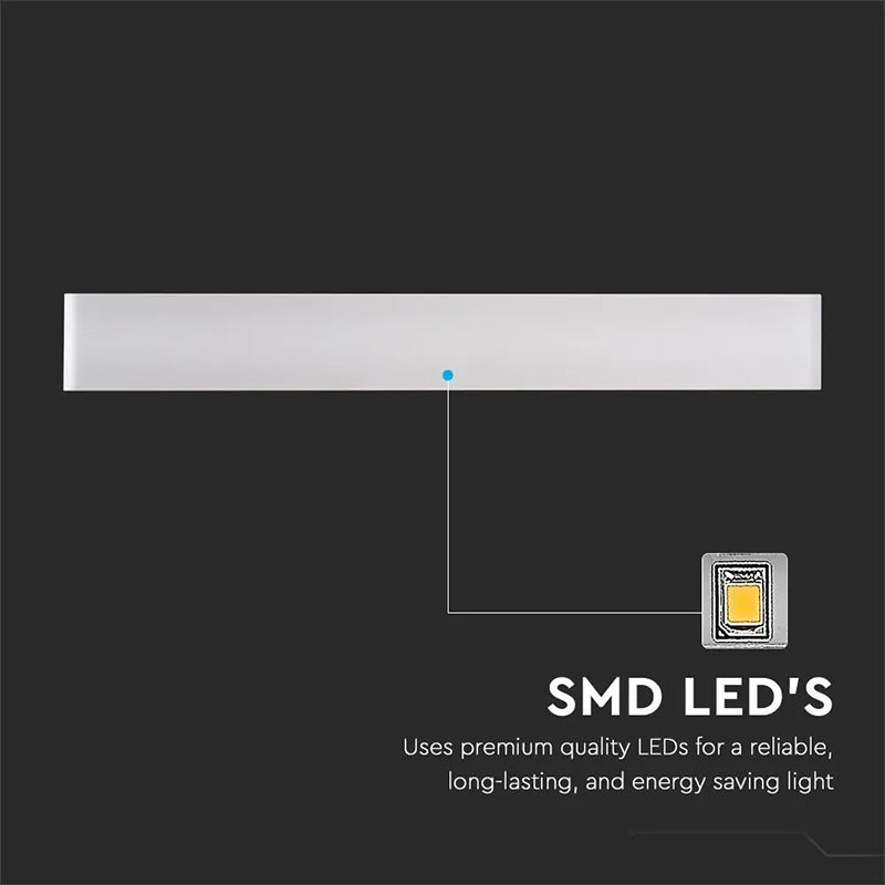 Lampă LED 20 W IP44, 3000 K, lumina alb cald, aluminiu, V-Tac SKU-8535