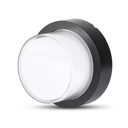 Lampa Led 12w Ip65 3000k Alb Cald - Negru