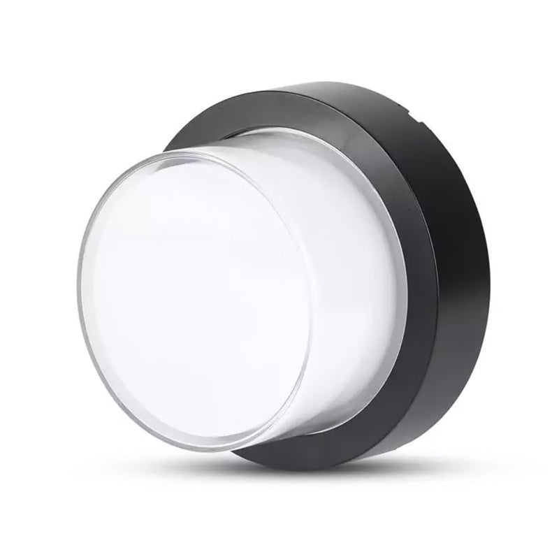 Lampa Led 12w Ip65 3000k Alb Cald - Negru