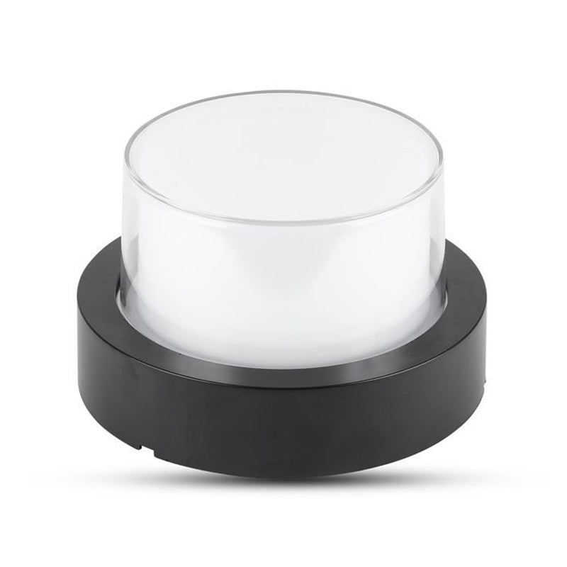 Lampa Led 12w Ip65 3000k Alb Cald - Negru