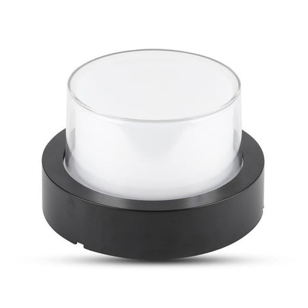 Lampa Led 12w Ip65 3000k Alb Cald - Negru