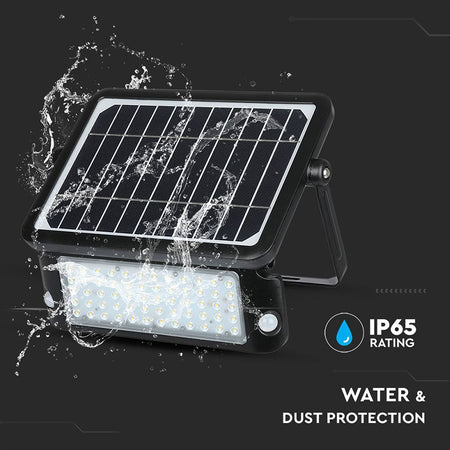 Reflector LED 10 W, solar, IP65, senzor, 4000 K, montaj perete V-Tac SKU-8550