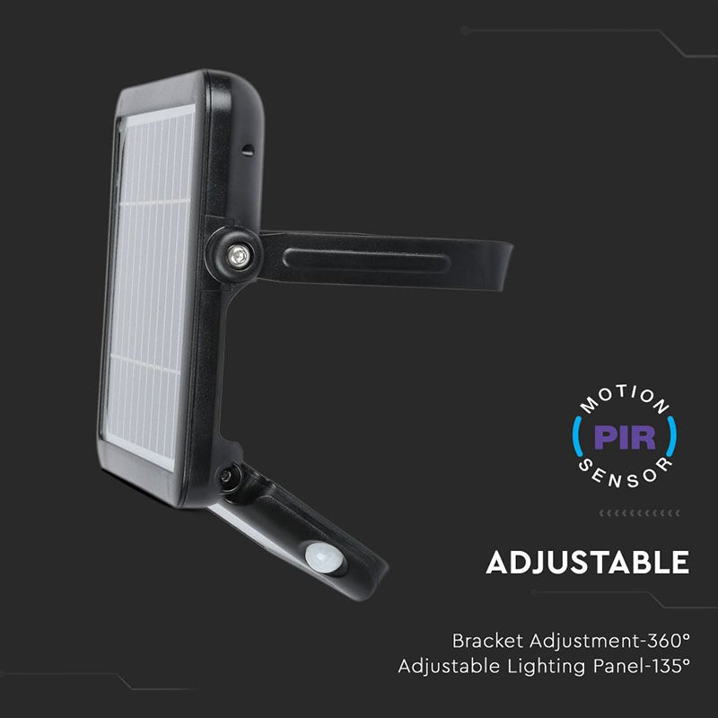 Reflector LED 10 W, solar, IP65, senzor, 4000 K, montaj perete V-Tac SKU-8550